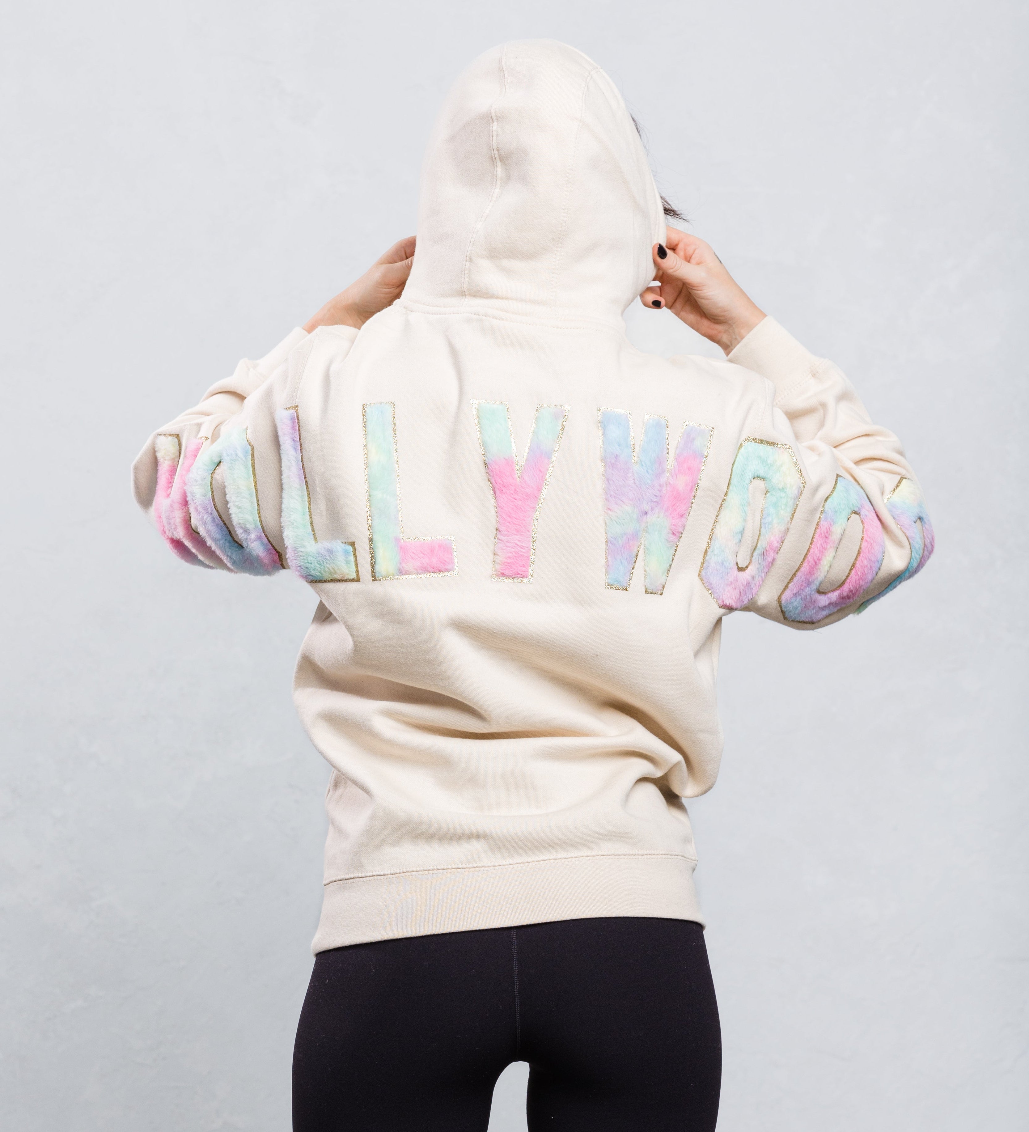 HOLLYWOOD SIGN Cotton Candy Hoodie