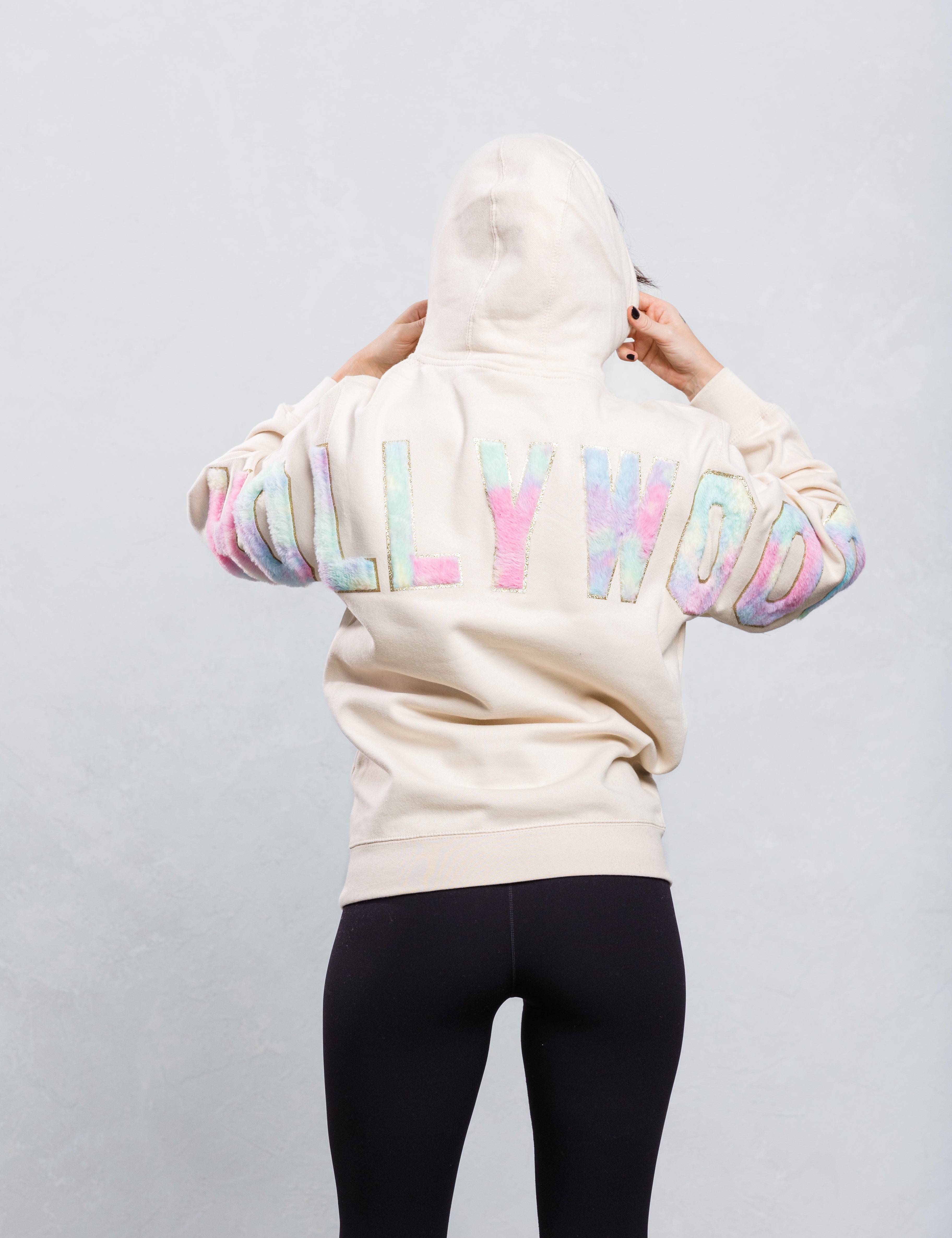 HOLLYWOOD SIGN Cotton Candy Hoodie
