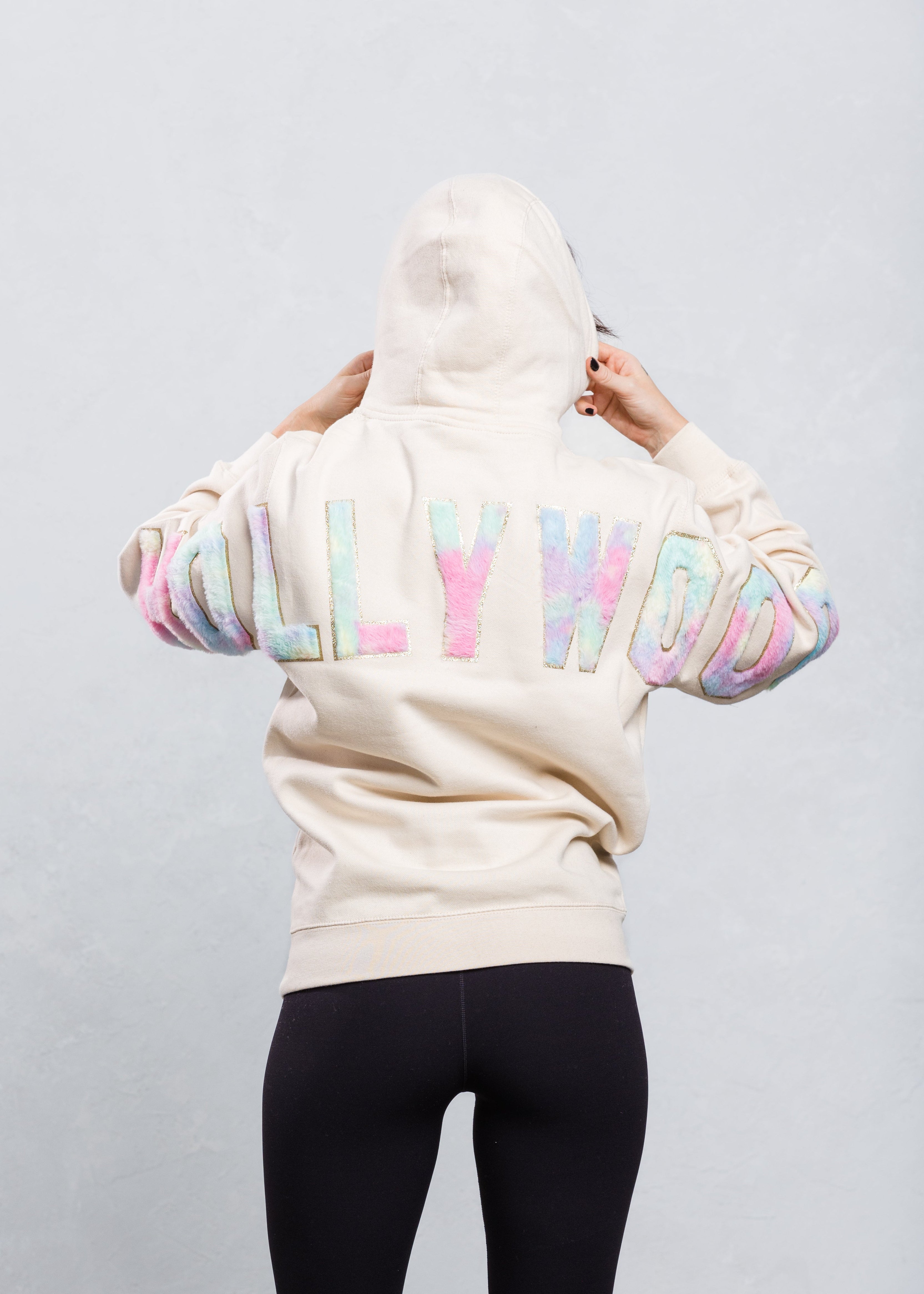 HOLLYWOOD SIGN Cotton Candy Hoodie