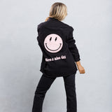 HAVE A NICE DAY pink smiley Shirt Jacket