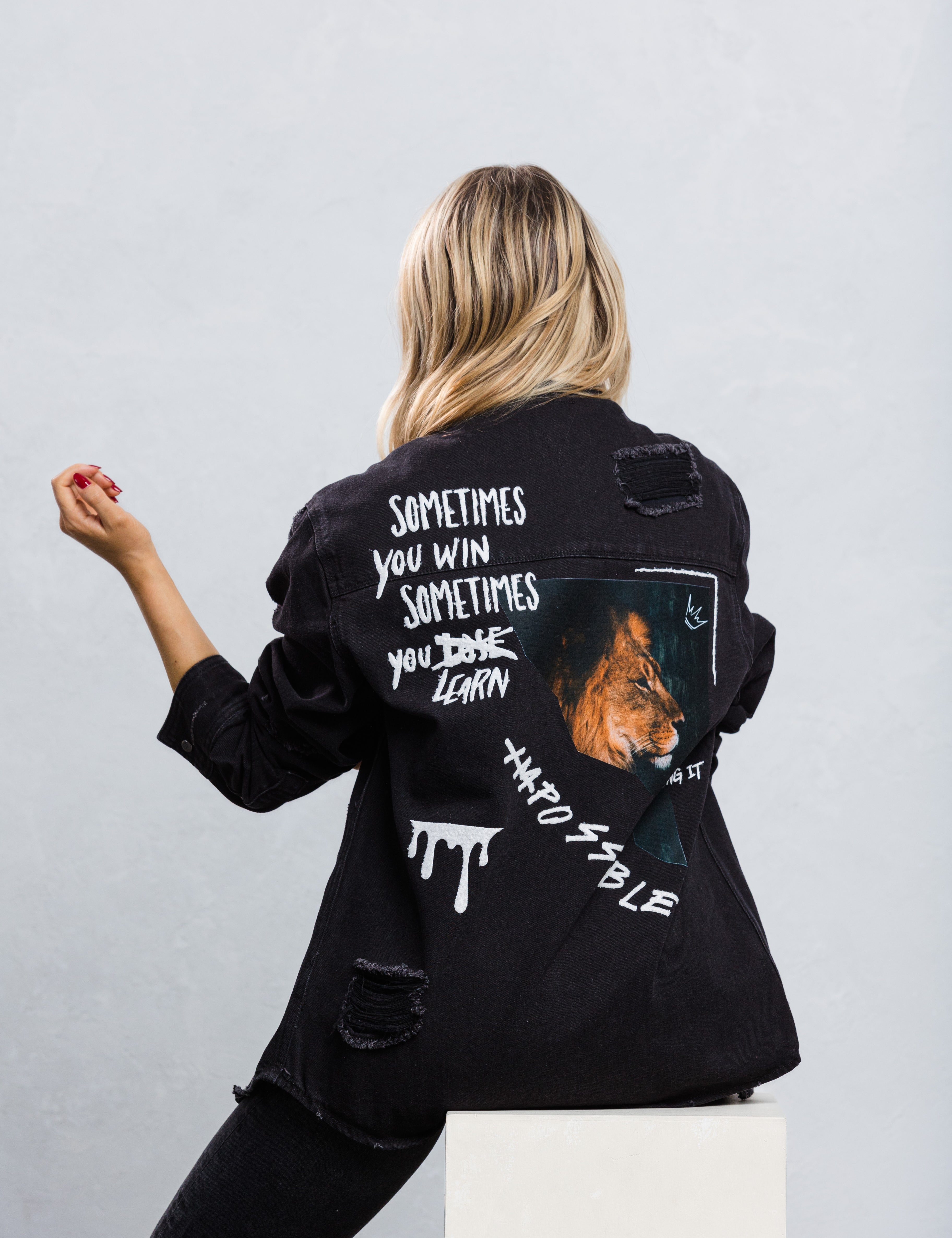 NOTHING IS IMPOSSIBLE Shirt Jacket