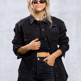 NOTHING IS IMPOSSIBLE Shirt Jacket