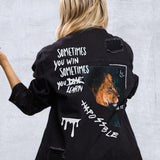 NOTHING IS IMPOSSIBLE Shirt Jacket