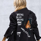 NOTHING IS IMPOSSIBLE Shirt Jacket