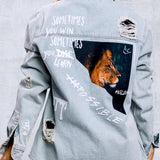 NOTHING IS IMPOSSIBLE Shirt Jacket