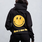 HAVE A NICE DAY yellow smiley Hoodie