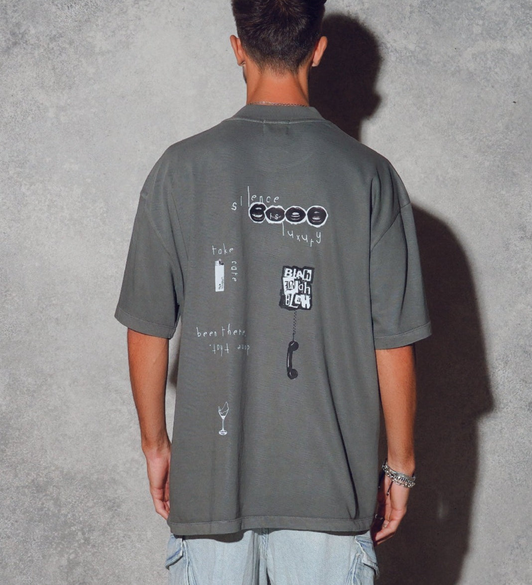 UFKNBLVBL men oversized t-shirt