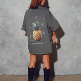 BE A PINEAPPLE  women oversized t-shirt