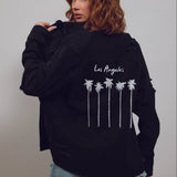 LA PALMS Women Denim Shirt Jacket