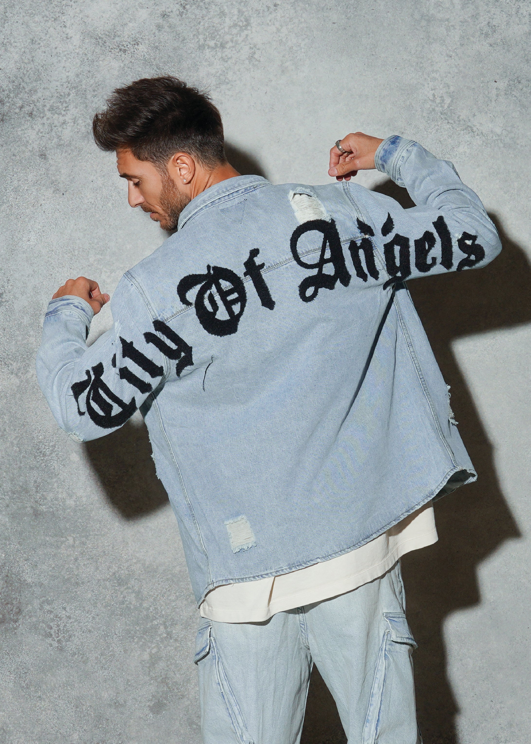 CITY OF ANGEL Men Shirt Jacket