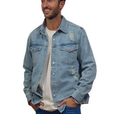 CITY OF ANGELS Double Layer Men Shirt Jacket
