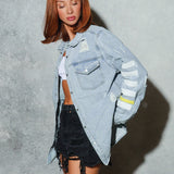 CLOUT Women Shirt Jacket