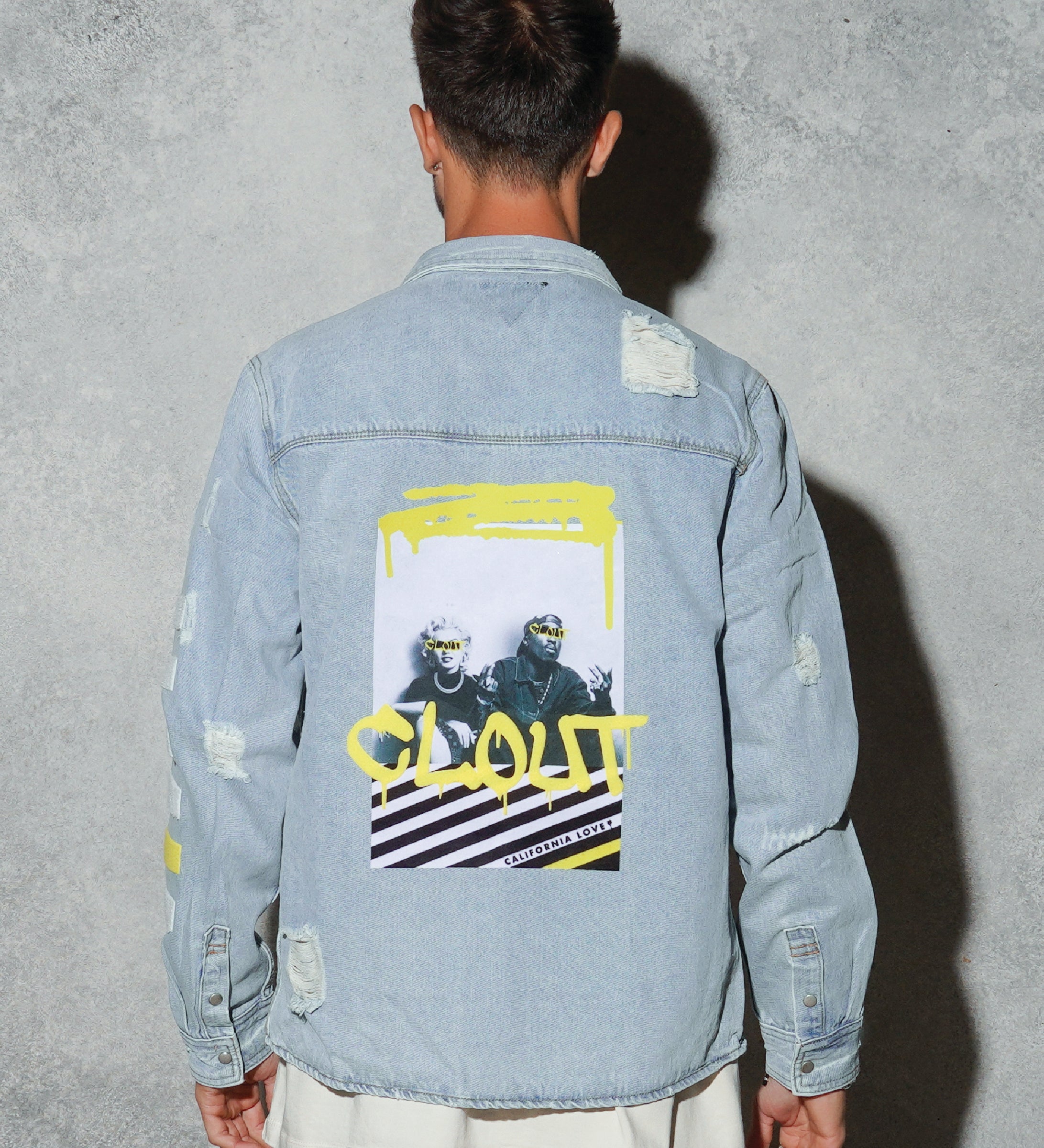 CLOUT  Men Shirt Jacket