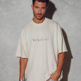 UFKNBLVBL men oversized t-shirt