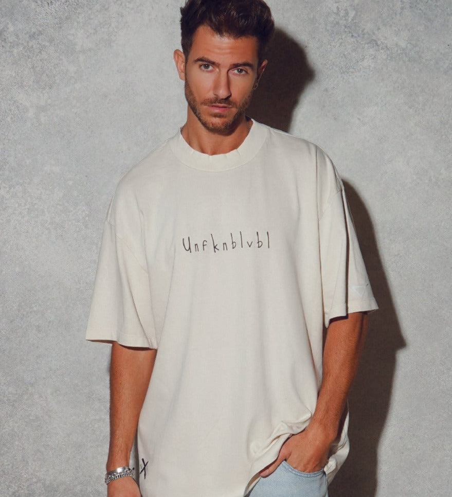 UFKNBLVBL men oversized t-shirt