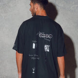 UFKNBLVBL men oversized t-shirt