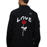 LOVE ROSE Men Shirt Jacket