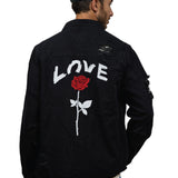 LOVE ROSE Men Shirt Jacket