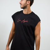 LA DRIVEWAY Men Cut-off t-shirt