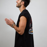 LA DRIVEWAY Men Cut-off t-shirt