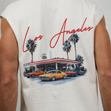 LA DRIVEWAY Men Cut-off t-shirt