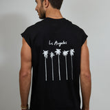 LA PALMS Men Cut-off t-shirt