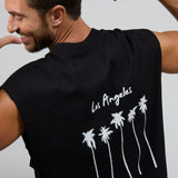 LA PALMS Men Cut-off t-shirt