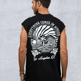 COMES IN WAVES Men Cut-off t-shirt