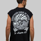 COMES IN WAVES Men Cut-off t-shirt