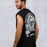 COMES IN WAVES Men Cut-off t-shirt