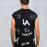LA SKETCH Men Cut-off t-shirt