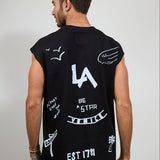 LA SKETCH Men Cut-off t-shirt
