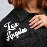 COMES IN WAVES Women Cropped Denim Jacket