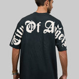 CITY OF ANGELS CREAM font Men oversized t-shirt