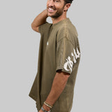 CITY OF ANGELS CREAM font Men oversized t-shirt