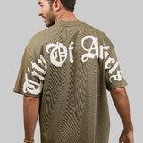 CITY OF ANGELS CREAM font Men oversized t-shirt