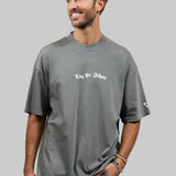 CITY OF ANGELS CREAM font Men oversized t-shirt