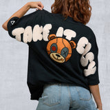 TAKE IT EASY Women oversized t-shirt