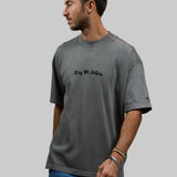 CITY OF ANGELS Black font Men oversized t-shirt