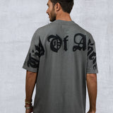 CITY OF ANGELS Black font Men oversized t-shirt