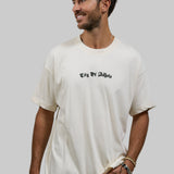 CITY OF ANGELS Black font Men oversized t-shirt