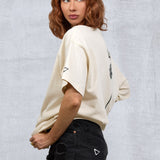 LA SINGLE PALM Women oversized t-shirt