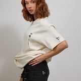 LA SINGLE PALM Women oversized t-shirt