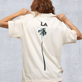 LA SINGLE PALM Women oversized t-shirt