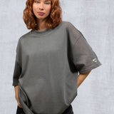 CITY OF ANGELS Double layer Women oversized t-shirt