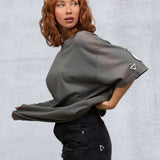 CITY OF ANGELS Double layer Women oversized t-shirt