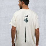 LA SINGLE PALM Men oversized t-shirt