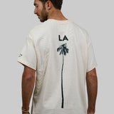 LA SINGLE PALM Men oversized t-shirt