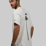 LA SINGLE PALM Men oversized t-shirt