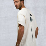 LA SINGLE PALM Men oversized t-shirt